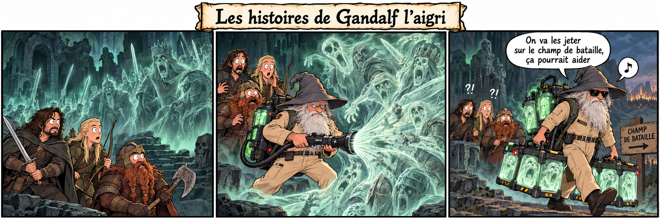 Gandalf et les fantômes